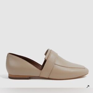 Reiss Irina loafer in nude NWT
